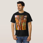 The Walk: Falling Leaves by Vincent van Gogh T-shirt (Voorkant volledig)