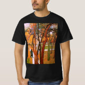 The Walk: Falling Leaves by Vincent van Gogh T-shirt (Voorkant)