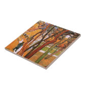The Walk: Falling Leaves by Vincent van Gogh Tegeltje (Zijkant)