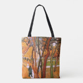 The Walk: Falling Leaves by Vincent van Gogh Tote Bag (Achterkant)