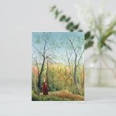 The Walk in the Forest, 1886-90 Briefkaart (Staand voorkant)