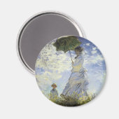 The Walk, Lady met Parasol Magneet (Voorkant / Achterkant)