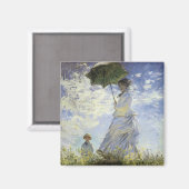 The Walk, Lady met Parasol Magneet (Voorkant / Achterkant)