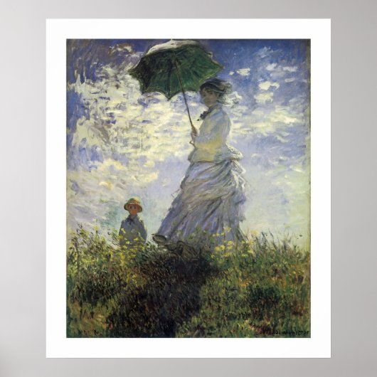 The Walk, Lady met Parasol Poster (Voorkant)