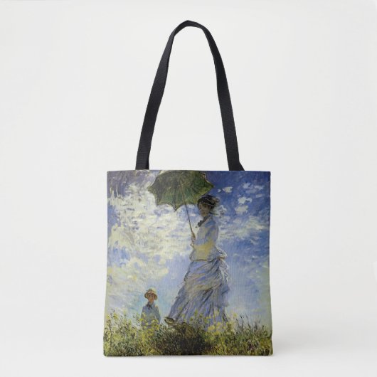 The Walk, Lady met Parasol Tote Bag (Voorkant)