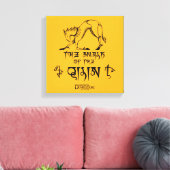 The Walk of The Qilin Line Graphic Canvas Afdruk (Insitu (Woonkamer))