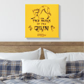 The Walk of The Qilin Line Graphic Canvas Afdruk (Insitu (Slaapkamer))