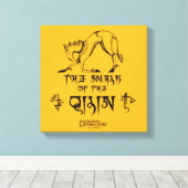 The Walk of The Qilin Line Graphic Canvas Afdruk (Insitu (Houten vloer))