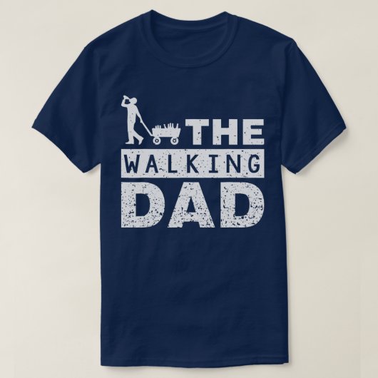The Walking Dad Day Runing Drink Son Chil T-shirt (Design voorkant)