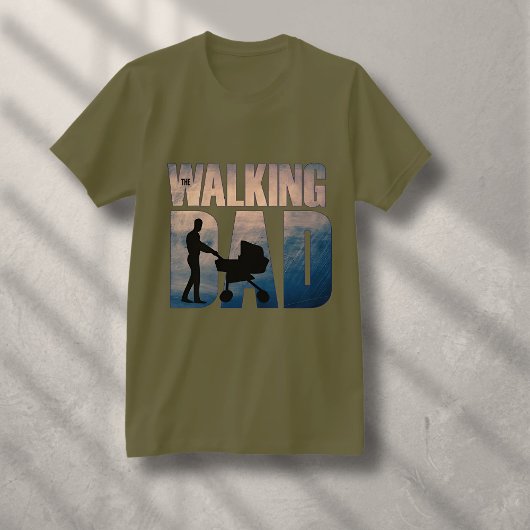 The Walking Dad: Heartwarming Design for Father's  T-shirt