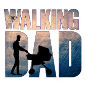 The Walking Dad: Heartwarming Design for Father's  T-shirt