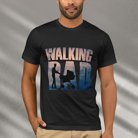 The Walking Dad: Heartwarming Design for Father's  T-shirt