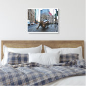 "The Wall Street Bull" Canvas Afdruk (Insitu (Slaapkamer))