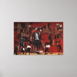 The Wall - Tension's Shadow Canvas Afdruk