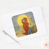 The Walrus en de Carpenter Sticker (Envelop)