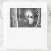 The Wanderer Rechthoekige Sticker (Tas)