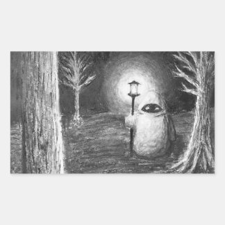 The Wanderer Rechthoekige Sticker