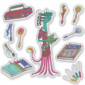 The Wandmaker Sticker Sheet beroemd gemaakt door V (Voorkant)