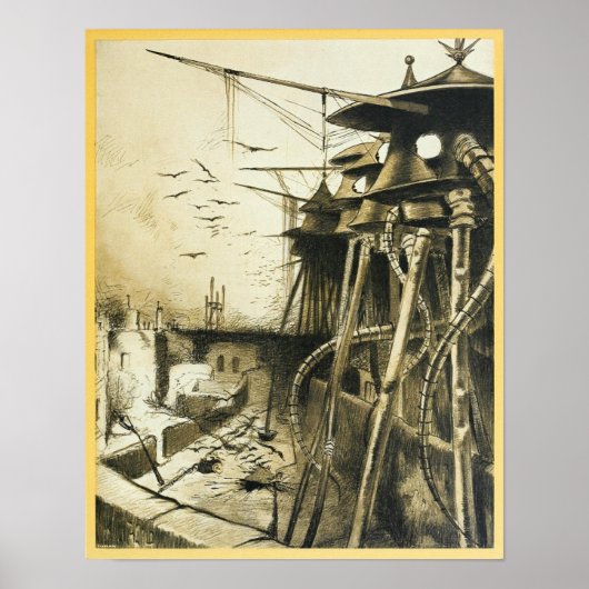 The War of the Worlds (1906) Poster (Voorkant)