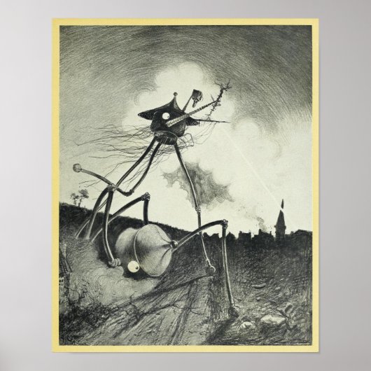 The War of the Worlds (1906) Poster (Voorkant)