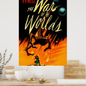 The War of The Worlds 1953 Bioscooprelease Poster (Keuken)