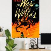 The War of The Worlds 1953 Bioscooprelease Poster (Thuiskantoor)