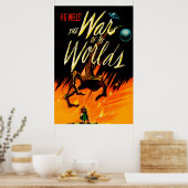 The War of The Worlds 1953 Bioscooprelease Poster (Keuken)