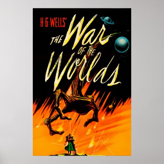 The War of The Worlds 1953 Bioscooprelease Poster (Voorkant)