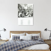 The Warming Pan Baby, c.1688 Canvas Afdruk (Insitu (Slaapkamer))
