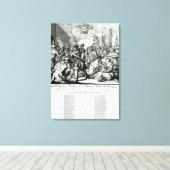 The Warming Pan Baby, c.1688 Canvas Afdruk (Insitu (Houten vloer))
