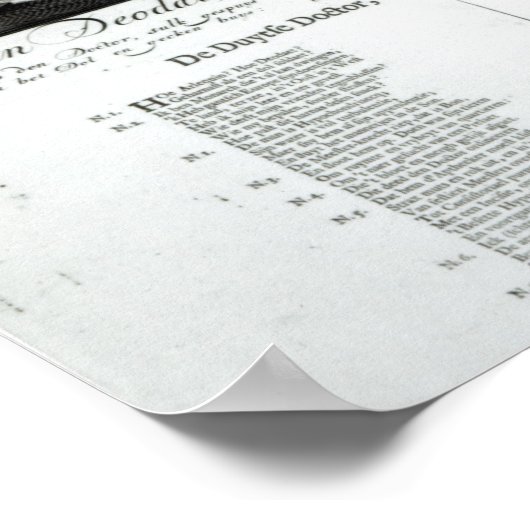 The Warming Pan Baby, c.1688 Poster (Hoek)