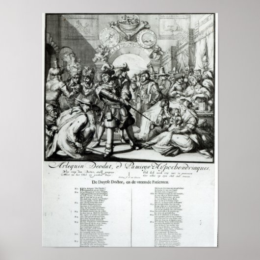 The Warming Pan Baby, c.1688 Poster (Voorkant)