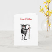 'The Warrior' Birthday Card Kaart (Gele Bloem)