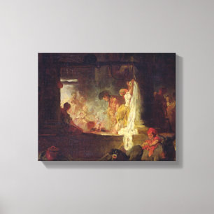 The Washerwomen, c.1759 Canvas Afdruk