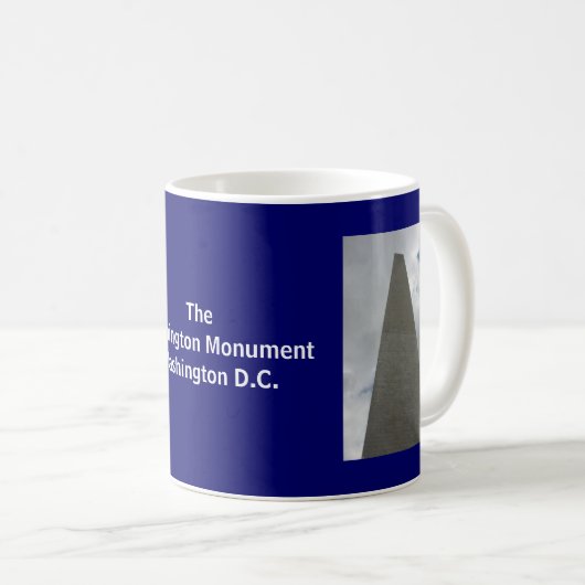 The Washington Monument, Washington D.C. Koffiemok (Voorkant rechts)