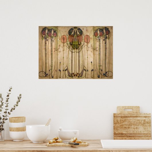 The Wassail - Charles Mackintosh Poster (Keuken)