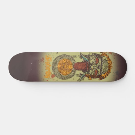 The Watcher #1 - Groen Persoonlijk Skateboard (Horizontaal)