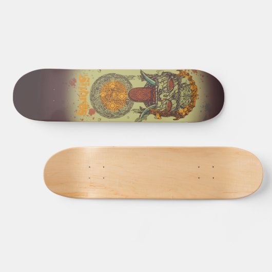 The Watcher #1 - Groen Persoonlijk Skateboard (Horizontaal)