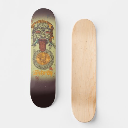 The Watcher #1 - Groen Persoonlijk Skateboard (Voorkant)