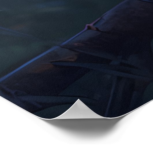 The Watcher in the Bossen - Muurschildering van he Poster (Hoek)