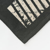 The Watcher - Techno-Brutalist Streetwear Design Fleece Deken (Hoek)