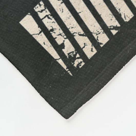 The Watcher - Techno-Brutalist Streetwear Design Fleece Deken (Hoek)