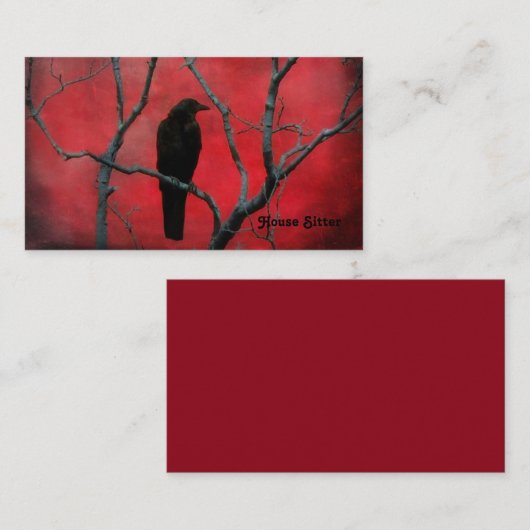 The Watcher Visitekaartje (Voorkant / Achterkant)