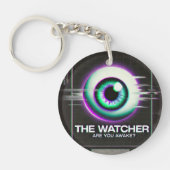 🔑 "The Watcher" Weirdcore Keyring 🔑 Sleutelhanger (Voorkant)