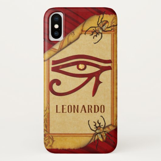The Watchers Egyptian 3D Optical PERSONALIZE Case-Mate iPhone Case (Achterkant)