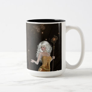 The Watchers - Fantasy Design Tweekleurige Koffiemok