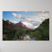 The Watchman bij Zion NP Poster (Voorkant)