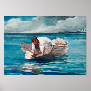 The Water Fan van Winslow Homer Poster