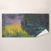 The Water Lilies - Setting Sun, Claude Monet, 1916 Badhanddoek (Badhanddoek)