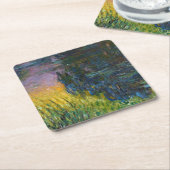 The Water Lilies - Setting Sun, Claude Monet, 1916 Kartonnen Onderzetters (Schuin)